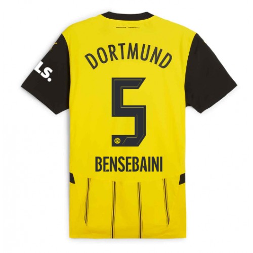 Dres Borussia Dortmund Ramy Bensebaini #5 Domaci 2024-25 Kratak Rukav